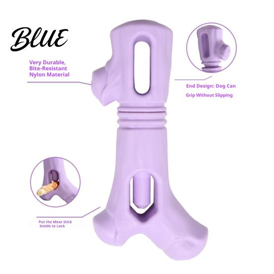 Teeth Cleaning Toys for Small Dogs Dog Treat Stick Holder Prevents Choking Rubber Chew Toy Pet Holder Branch Shape Toy And Medium Shape