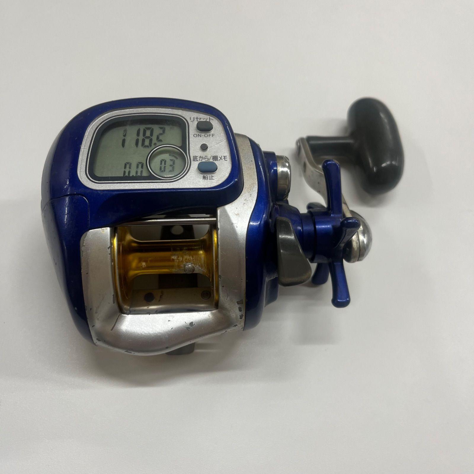 Used (b10250) DAIWA Daiwa Hyper Tana Sensor 400F Boat Manual Winding Reel with Counter Boat Fishing Double Shaft Reel Fishing Working Product