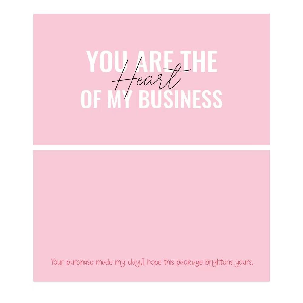 10-30Pcs High-Quality Pink High-Quality Double High-Quality Sided High-Quality Thank High-Quality You High-Quality Cards High-Quality For 9x5.4cm&10pcs