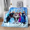 Frozen Adventure Blanket Comfortable Great for Picnics Seaside Bedding for All Seasons Warmthful Decor Gift for Travel Home Birthdays