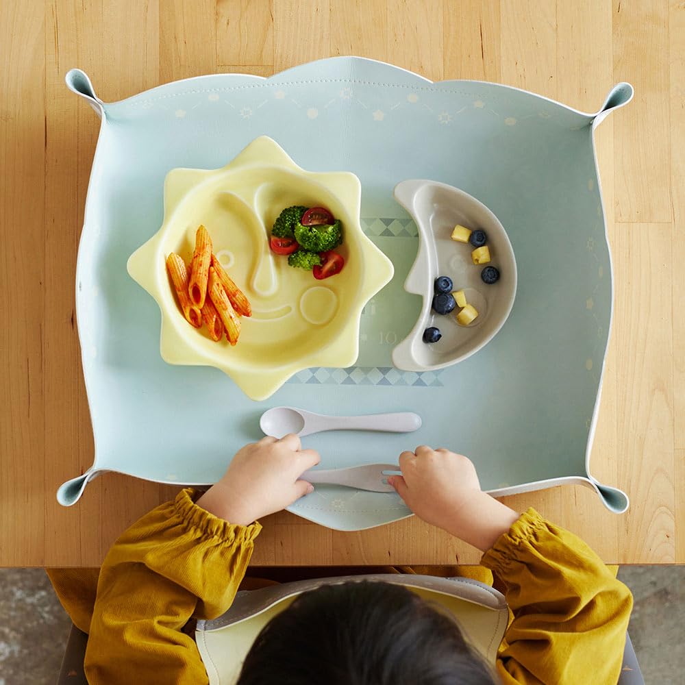 Baby tupera eating turtle plate set 24191002 [10mois] tableware/tupera