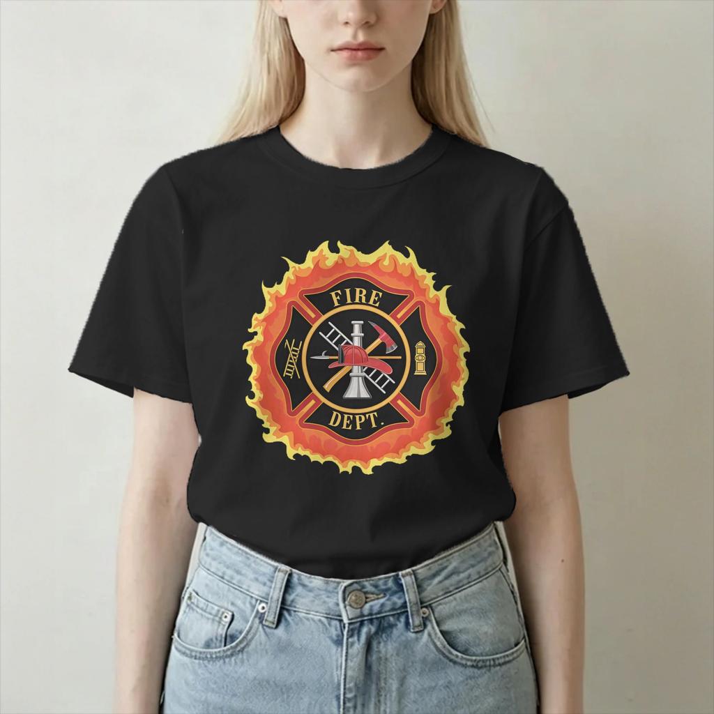 Unisex Unisexs TShirt Future Firefighter Awesome 100 Cotton Tee Shirt Short Sleeve Fire Rescue T Shirts O Neck Clothing
