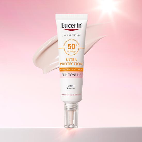 

[Щоденний освіжаючий тонуючий сонцезахисний засіб] Eucerin Ultra Protection Tone-Up Sun SPF50+ PA++++ 30 мл