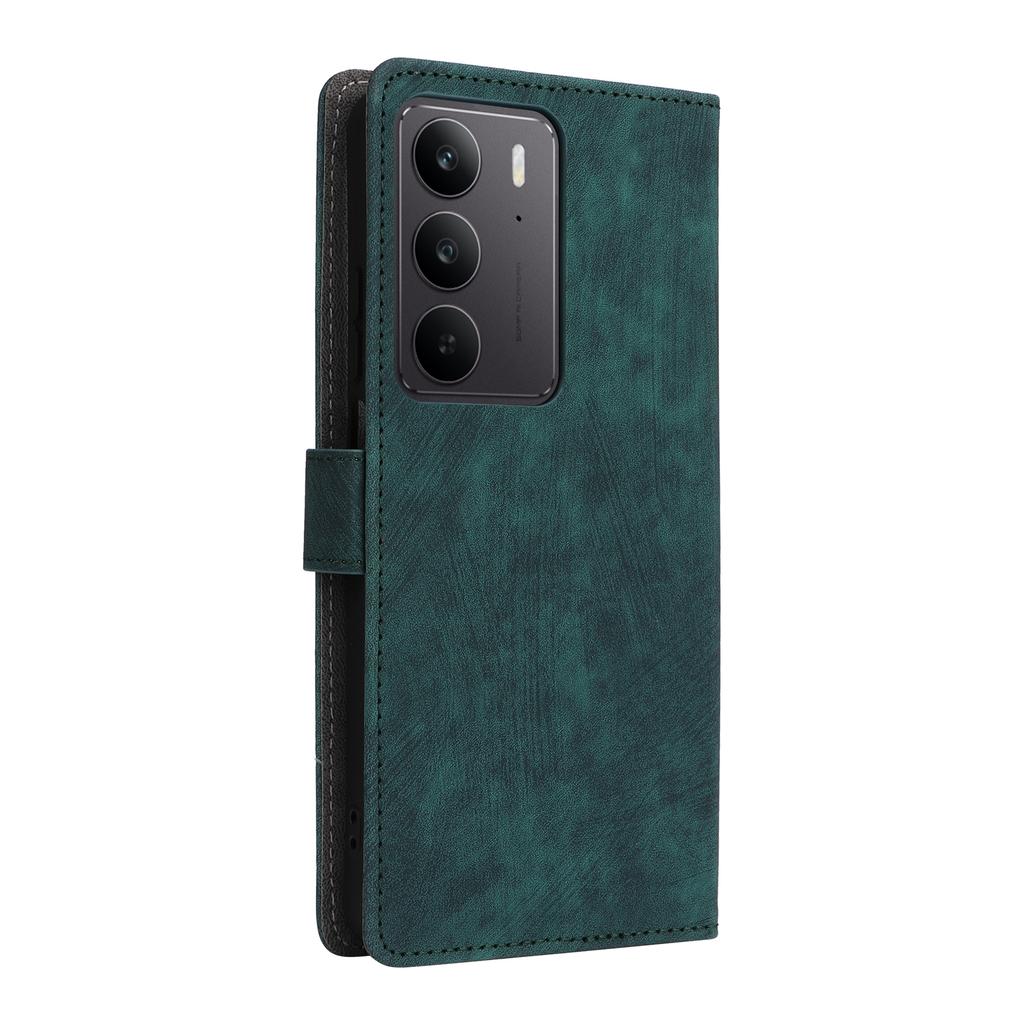 Wallet Phone Case for Realme 14x 5G/V60 Pro 5G/C75 4G RFID Blocking PU Leather Cover Stand View