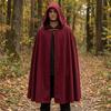 Fantasy Medieval Cloak Dark Style Cosplay Costume Practical Halloween Cloak  Halloween Costume