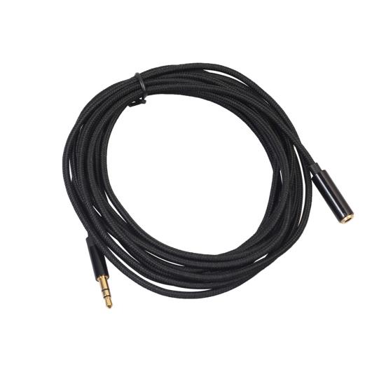 Cavo di Estensione Audio 3,5mm Stereo Portatile in Lega di Alluminio Maschio a Femmina Cavo di Estensione per Cuffie
