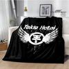 Rock band Tokio Hotel Printed blankets Picnic blanket Flange Warm blanket Home travel blankets bed linings birthday gift