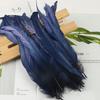 50Pcsdiy Handmade Feathers Long Feathers Off White Purple Tail Jewelry Accessories Mask Handicrafts Clothing Accessories