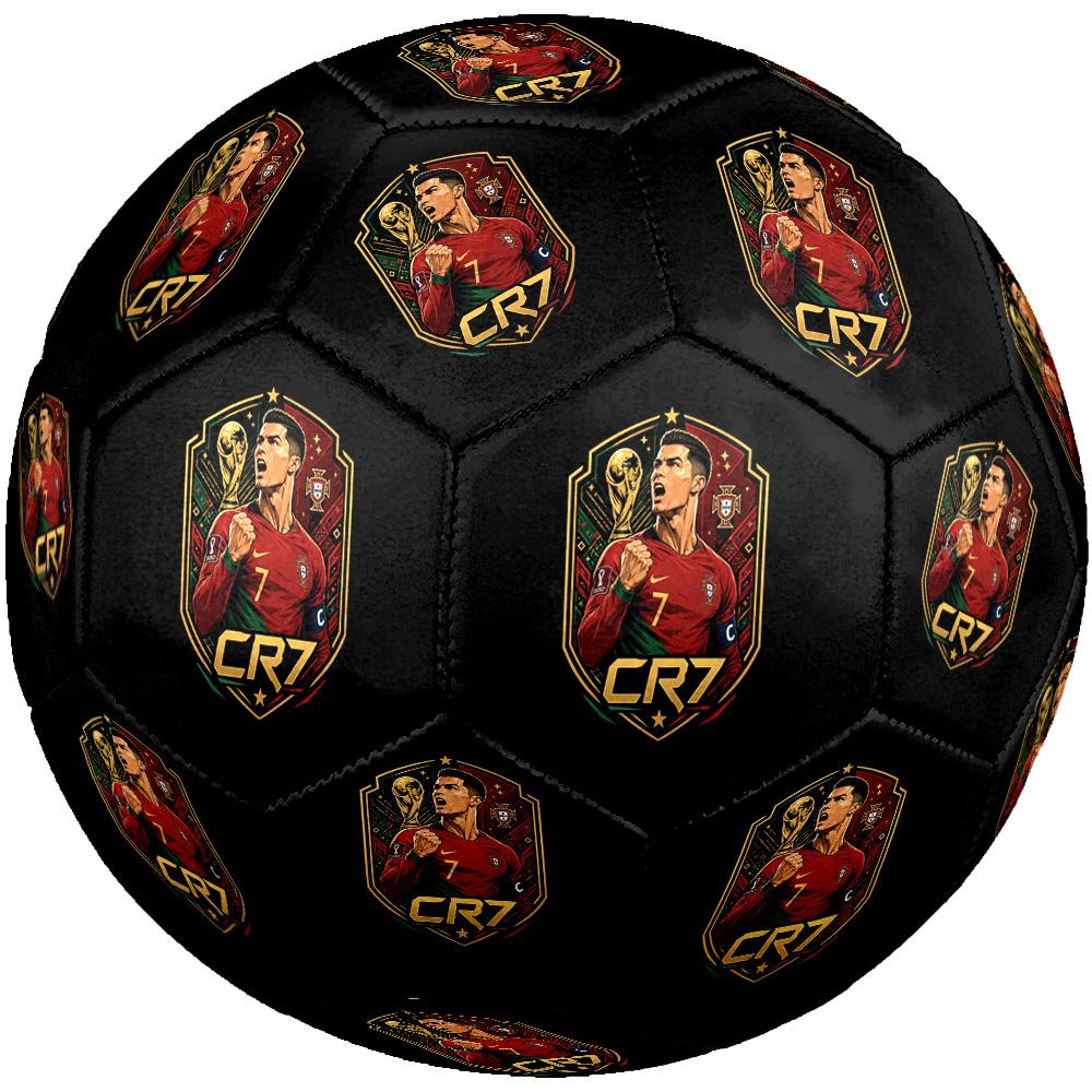Cristiano Ronaldo Soccer Ball Size 5 Football Machine Sewn Indoor/Outdoor Universal Football for Football Accessories Perfect Gift for Friends & Famil