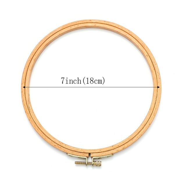 

3-12 дюймов деревянные бамбуковые пяльцы овальные пяльцы кольцо машина для вышивки крестом DIY рукоделие бытовой швейный инструмент 7 inch