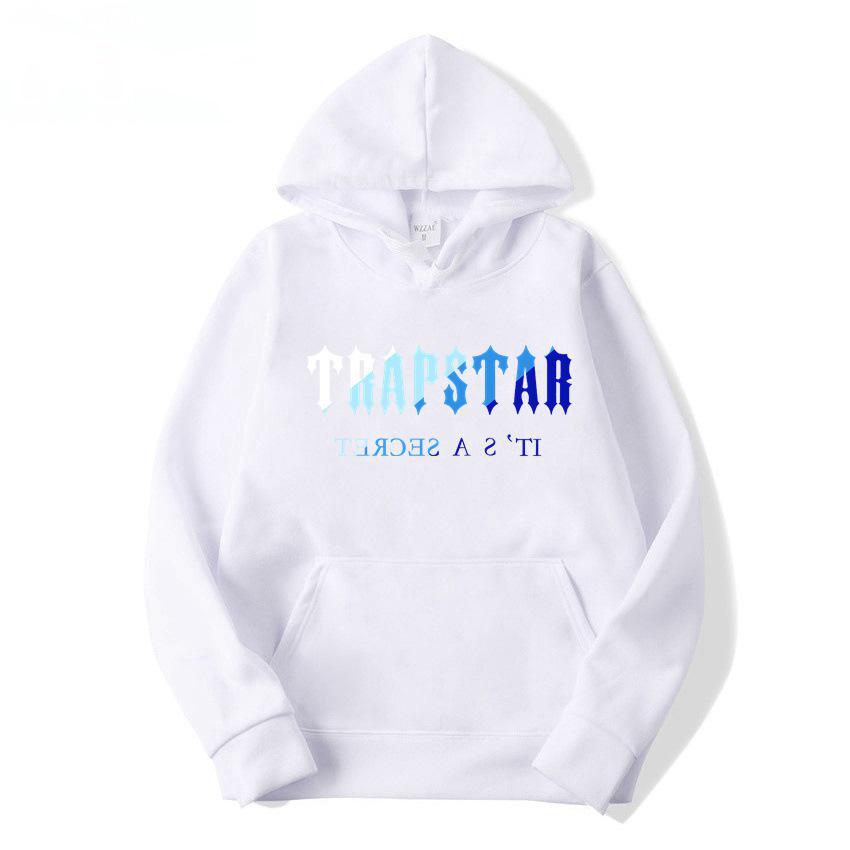 TRAPSTAR Men's Sportswear: Warm 18-Color Hooded Sweatshirt & Pants Set