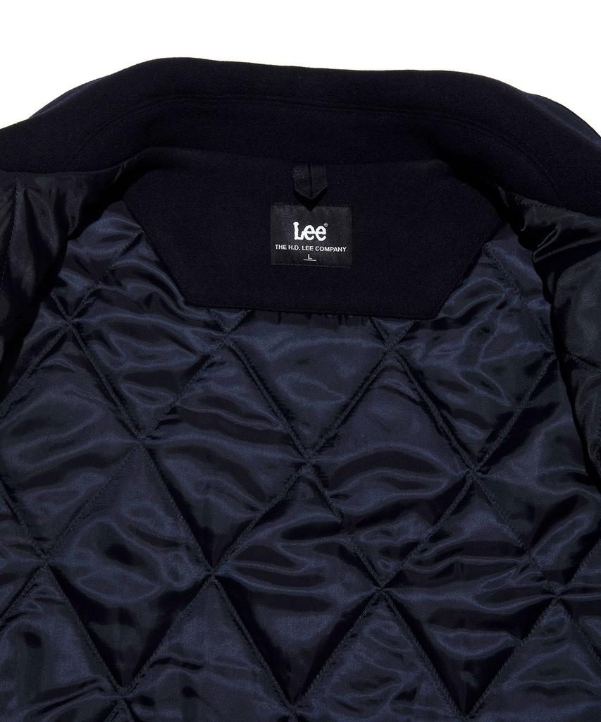 Lee Wool Blend Varsity Jacket Navy