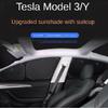For Tesla Model 3 Y Juniper Highland 2025-2025 Car Side Window with Suction Cups Front Rear Windshield Privacy Sun Shade Cover