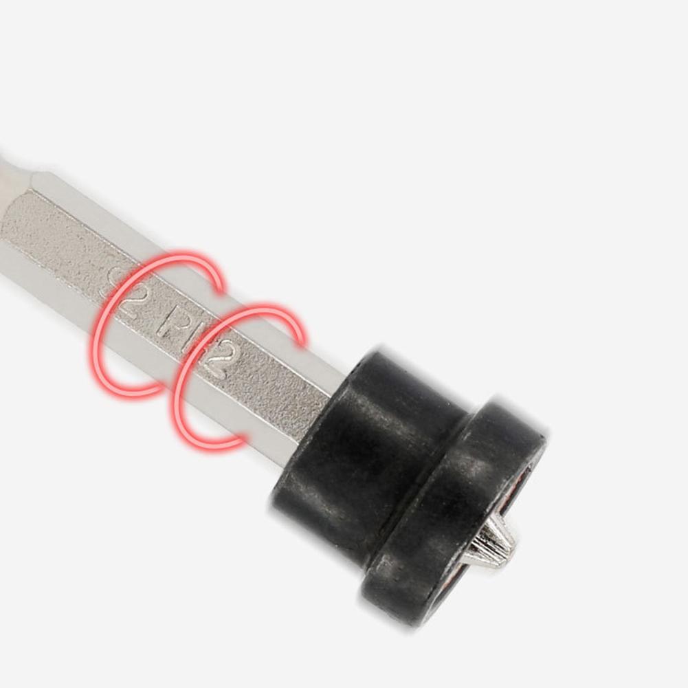 4Pcs Magnetic Screwdriver Bits For Plasterboard 50mm & 25mm Cross Drywall Screw Setter Kit Compatible With Electric Drill