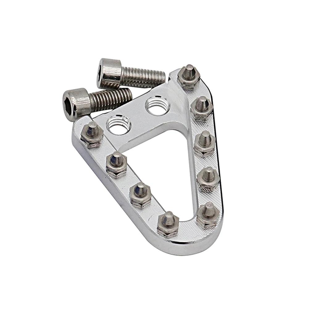 Aluminum Motorcycle Rear Brake Pedal Pads Step Plate Tip for KTM SX SXF EXC EXCF XC XCF XCW XCFW TC TE 2008-2016 for Husqvarna
