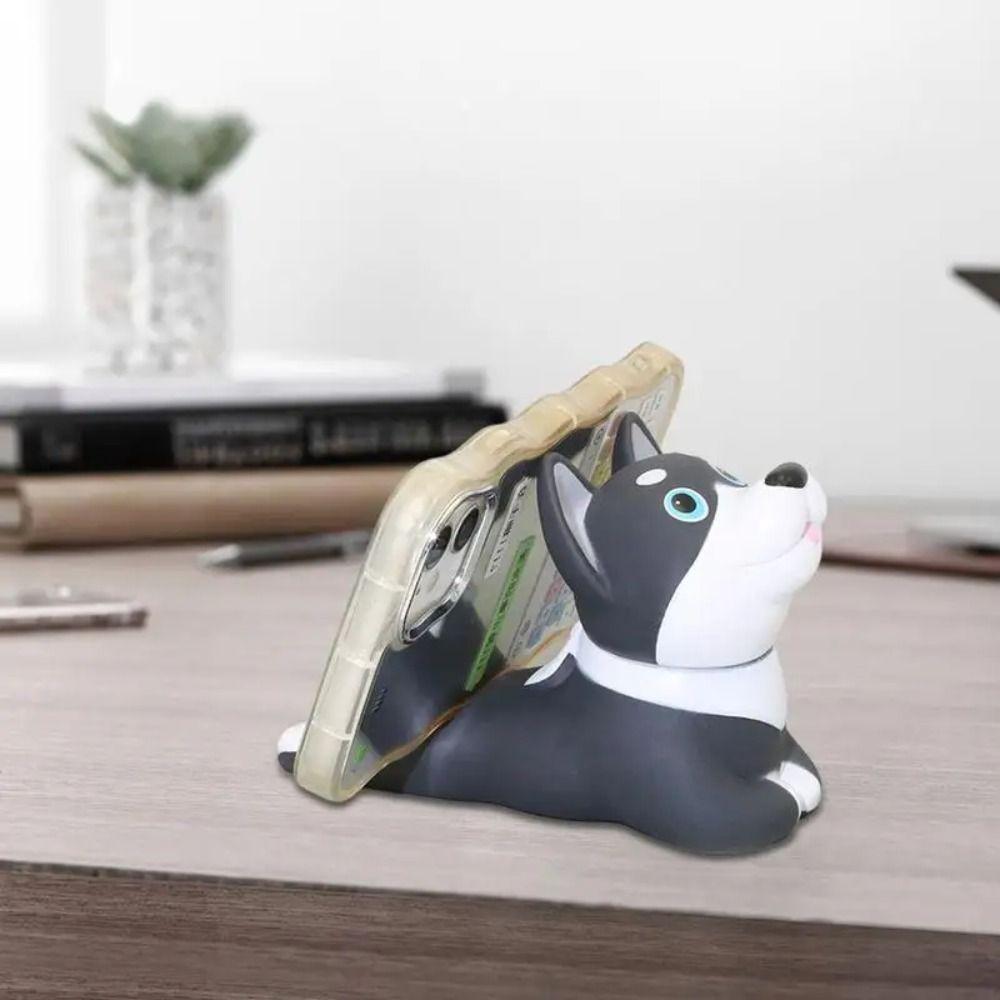 Portable Vinyl Phone Holder Animal Shape Cartoon Cell Phone Stand Smartphone Desk Holder Home Decoration