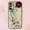 Kunst Wassily Kandinsky Telefoonhoesje Voor Samsung S24,S21,S22,S23,S30,Ultra,S20,Plus,Fe,Lite,Note,10,9,5G Zwart Zacht Hoesje