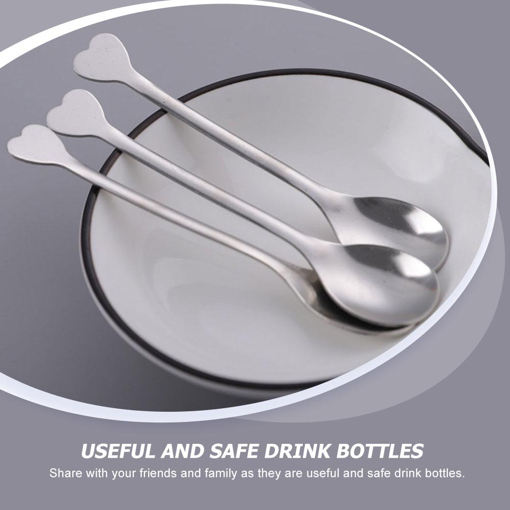 Vorspeisenlöffel Abendessen Herzförmig Kaffeelöffel Dessert Cocktail Bar Mischen Rühren