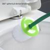 Toilet Bowl Brush Cherries Shape Ergonomic Design Safe Material Effective Cleaning