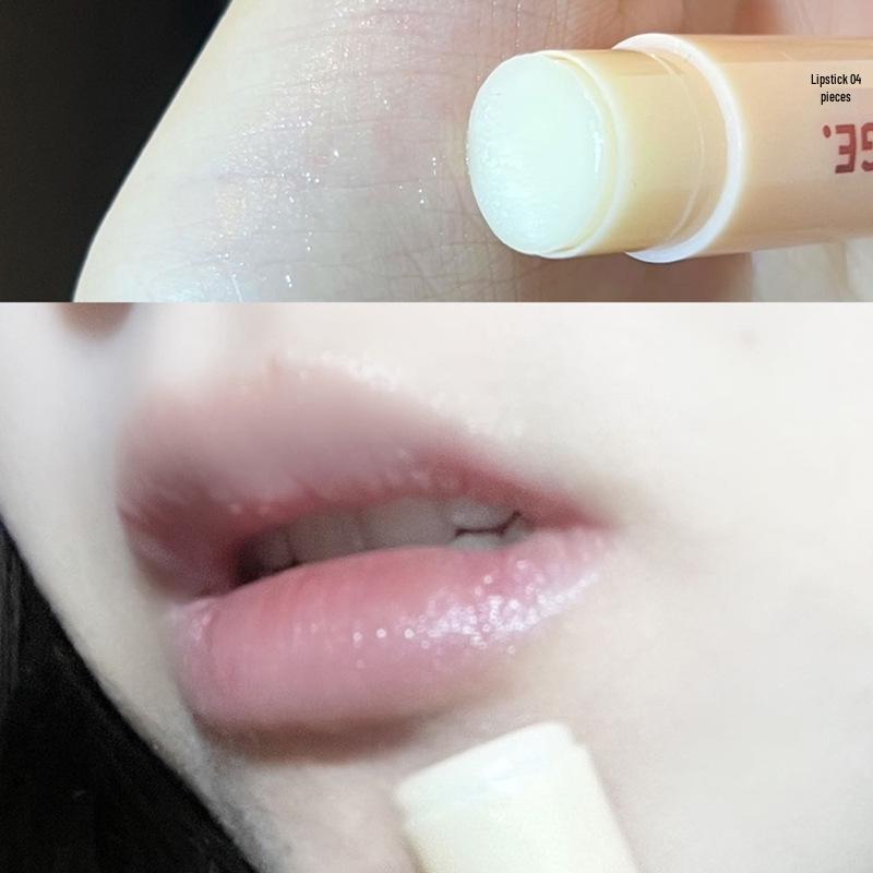 Herorange Pink Tinted Lip Balm: Moisturizing, Hydrating, Whitening, Colorless Lip Mask for Female Students.