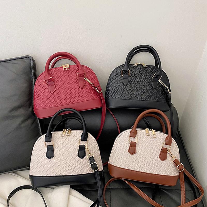 Yogodlns Women Shell Crossbody Bag New Trendy Retro Shoulder Handbag Simple Stylish Casual Commuter Purse