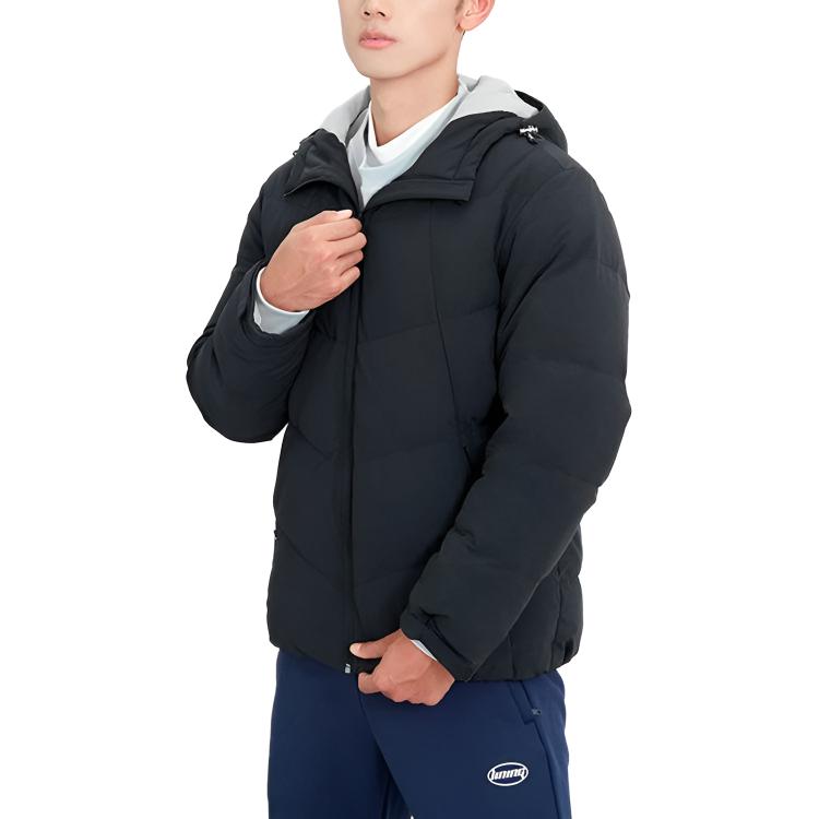 Li Ning Training Collection Fitness Collection Down Jacket Men s Black AYMS389-2 XXXL