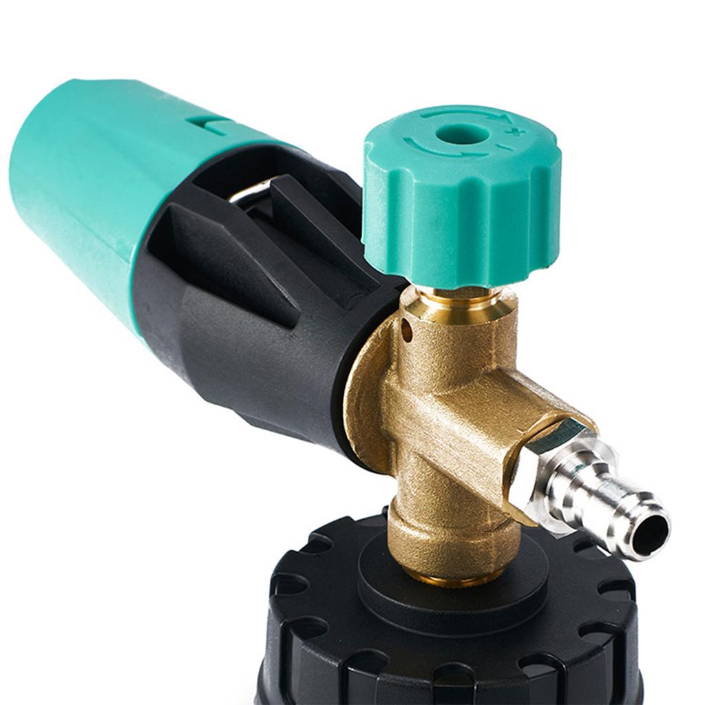 Tun de Spumă cu Presiune cu Cupă de Măsurare de 20ml, Pistol de Apă din Alamă pentru Spălarea Mașinii Pentru Karcher&Lavor, Sticlă de Spumă Home Rich