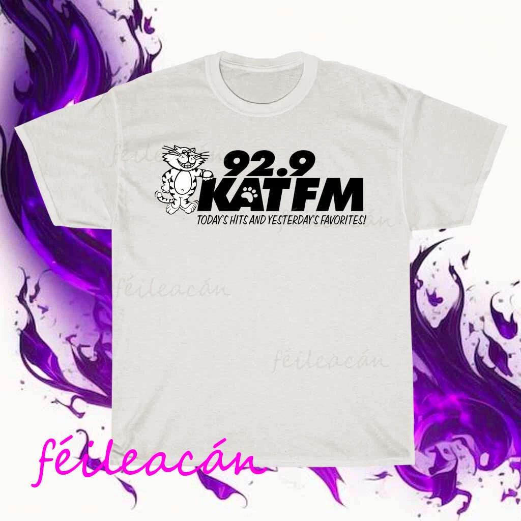 Brand New KATT FM Radio Logo American T-Shirt Funny Size S to 5XL L