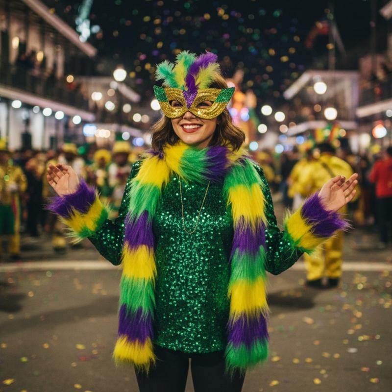 Sparkling Sequined Carnivals Costume Set for Parties Role Play Comfortable Polyester Fabric Easy To Wear