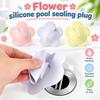 Flower Shaped Drain Plug Reusable Basin Stopper New Wash Basin Plug  Bathroom Basin Use