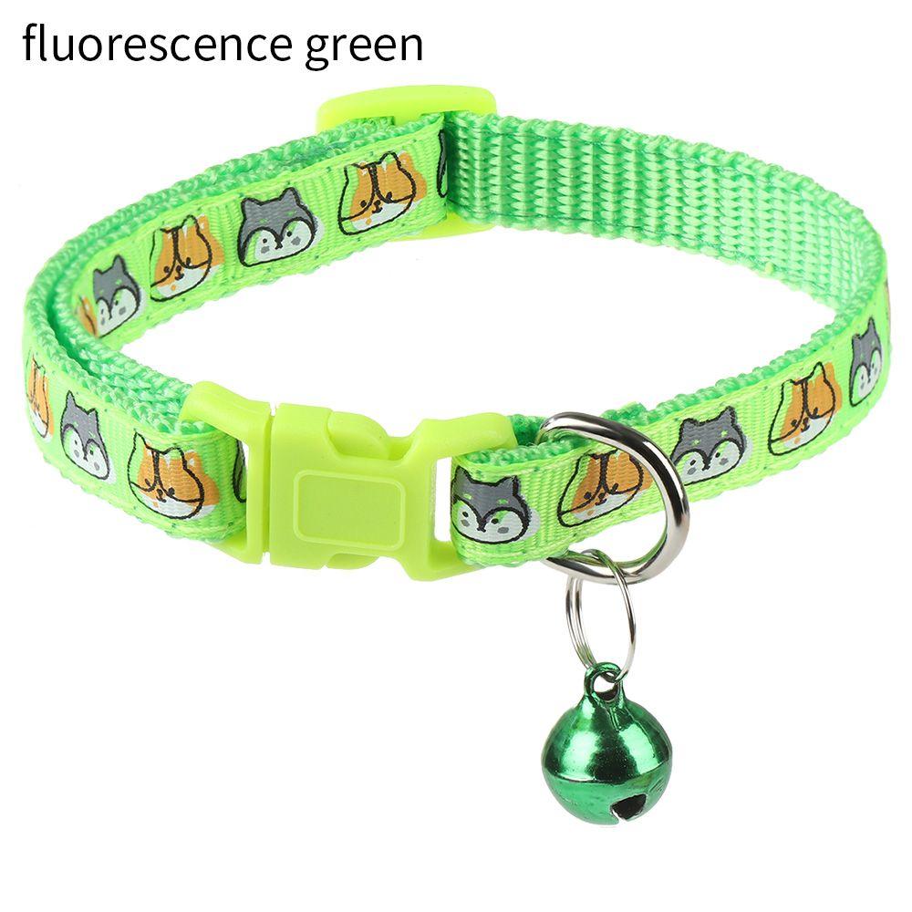 Cute Neck Strap With Bell Breakaway Cat Collar Quick Release Kitten Safety