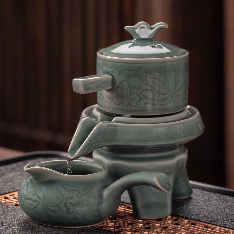 Jingdezhen Light Luxury Automatic Kung Fu Tea Set