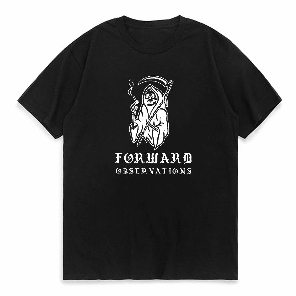Forward Observations Group Unisex T Shirt Summer Crew Neck Fog Death Skeleton Satan Tshirts Pop Unisex Clothing Tops