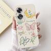 For Oppo A60 2024 Case CPH2631 Cute Cartoon Silicone Cover For Oppo A 60 A60 4G Phone Cases Fundas 6.67" OPPOA60 Bumper