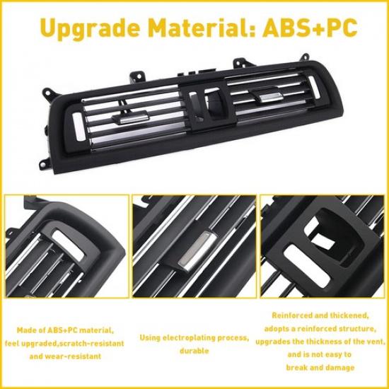Fits BMW 520I 528I 530I 535I Front 2010-2016 Console Dash Air Vent Grille Cover