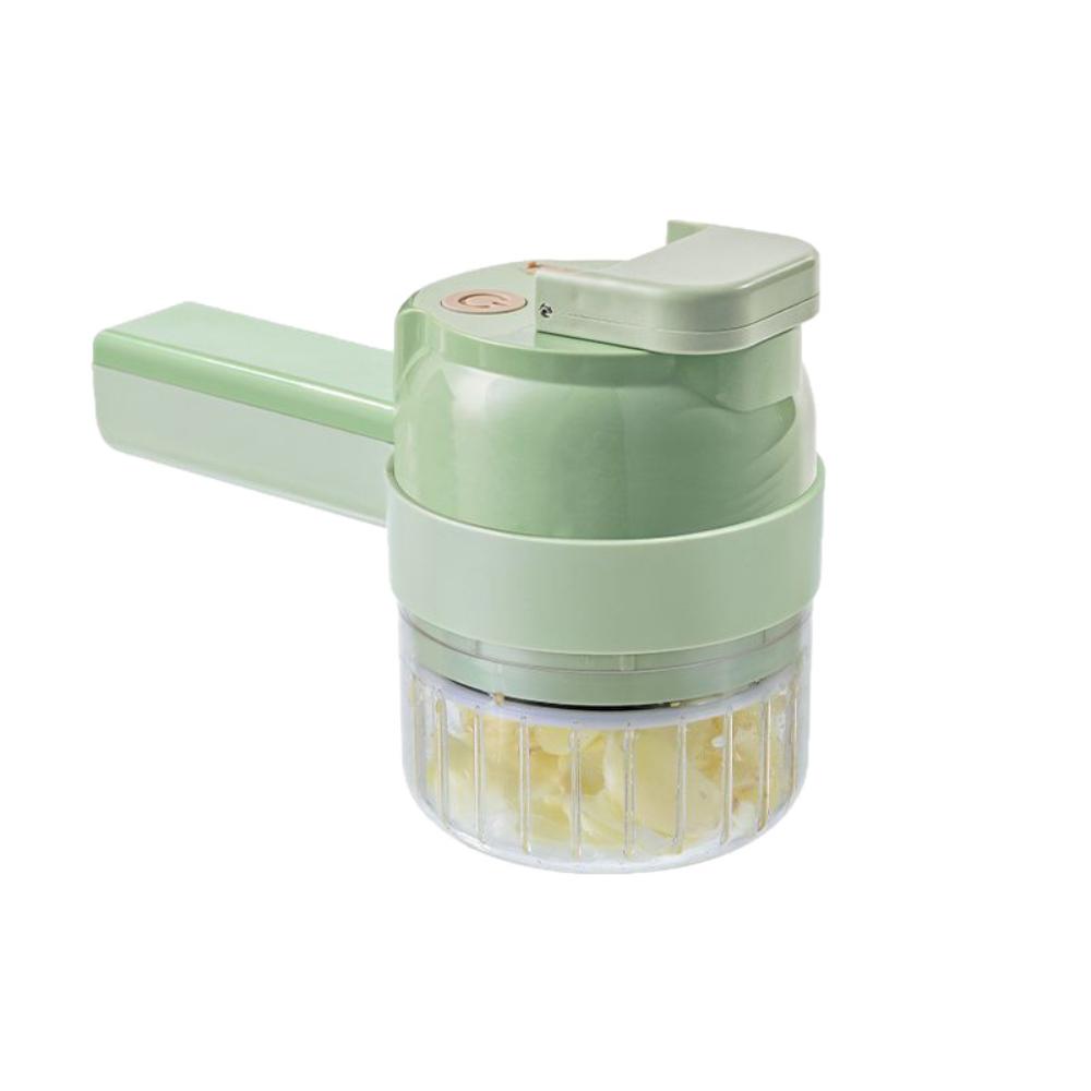 Electric Vegetable Cutter Handheld Multifunctional Food Chopper for Slicing, Grinding Garlic