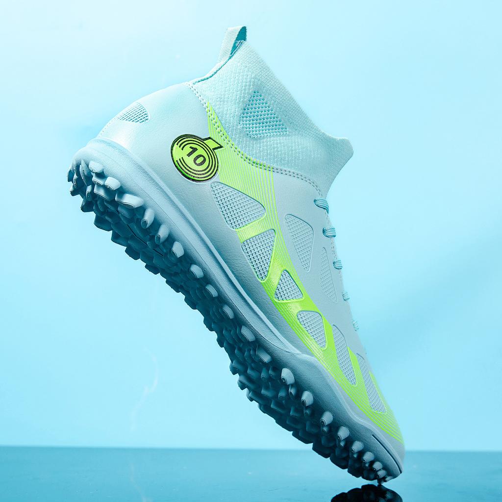 New football shoes high-top broken nails professional training football shoes long nails large size football shoes men