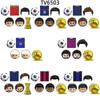 Der TV6503 Berühmter Fußballspieler Star Nummer 7 30 10 9 8 Modellbausteine MOC Steine Set Geschenke Spielzeug