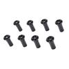 8PCS Door Hinge Nuts Replacement Screws Heavy Duty Steel Replacement for Jeep Wrangler JL JLU Sport Sahara Freedom