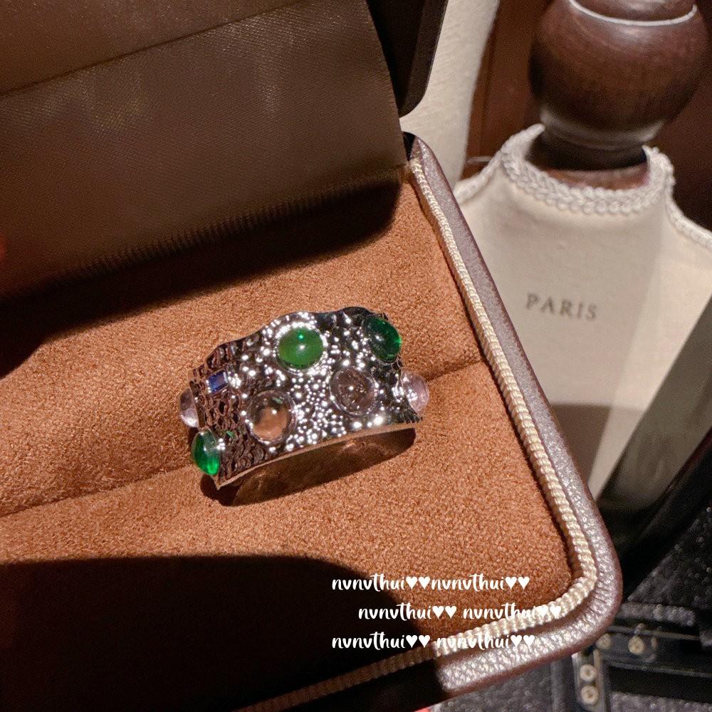 Hui Jewelry, Phoenix Laiyi Rainbow Gem Necklace, Sparkling, Galaxy Surrounding Zircon Necklace, Set