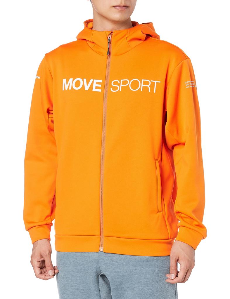 Sweatshirt Full Zip Parka Descente SHIELD Windproof Thermal Pocket MVSP OR L [Move Sports] S.F.TECH