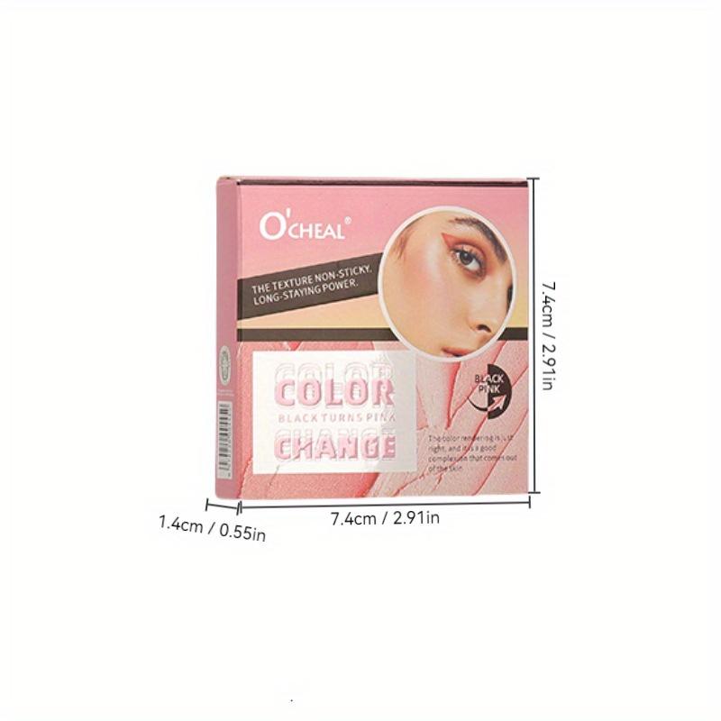 Multi-functional Warm-changing Blush Cream, Gradient Contouring Facial Eyeshadow, Three-in-one Natural Nude Makeup