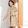 Fur Winter Coat Women Mid-length Jacket  Thicken Keep Warm Temperament Loose  Fur Coat