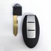 Smart Remote Key 2/3 Button Compatible for Nissan Qashqai J11 X-Trail T32 434MHz with 4A Chip Car Key Replacement for S180144102