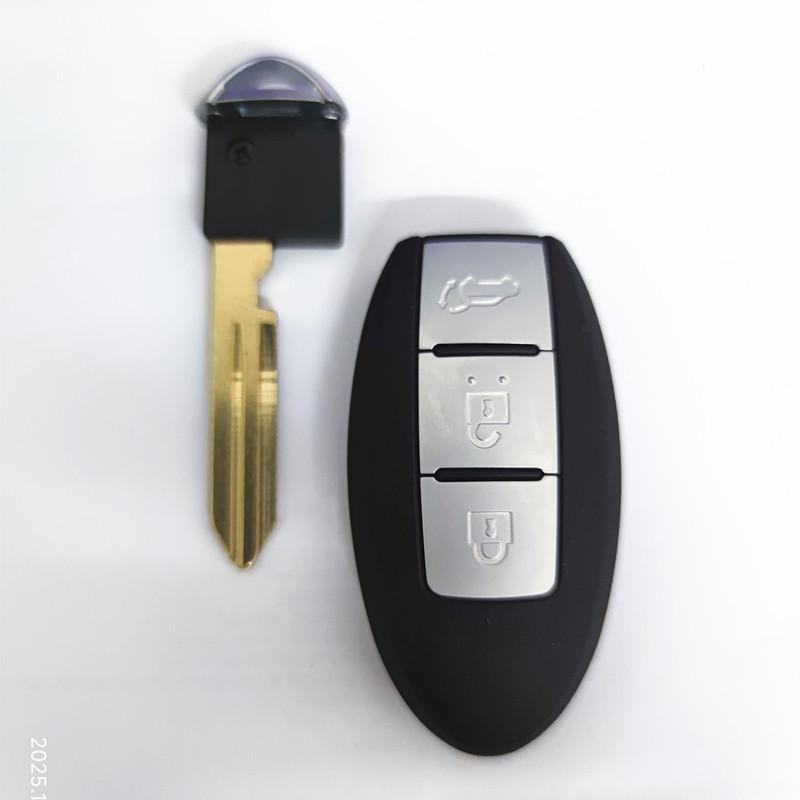 Smart Remote Key 2/3 Button Compatible for Nissan Qashqai J11 X-Trail T32 434MHz with 4A Chip Car Key Replacement for S180144102