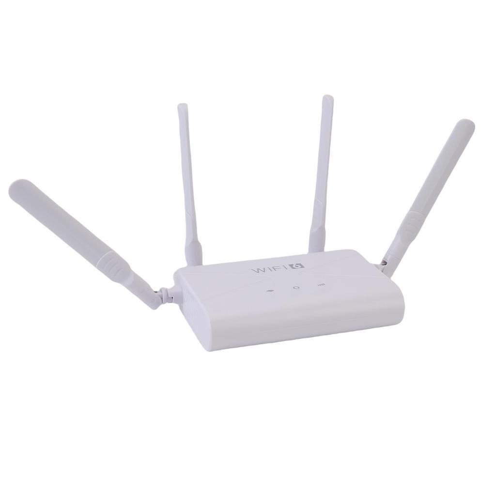 4G Router LTE WiFi6 2.4G Wireless CPE Hotspot 300Mbps with SIM Card Slot 4 Antennas