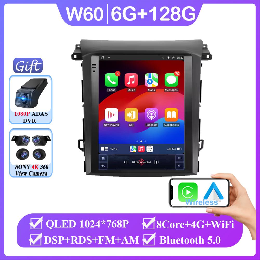 9.7 Inch QLED For Subaru XV Forester 2018-2021 Car Radio Android 14 4G WIFI Carplay Stereo 2 Din No DVD Player GPS Navigation