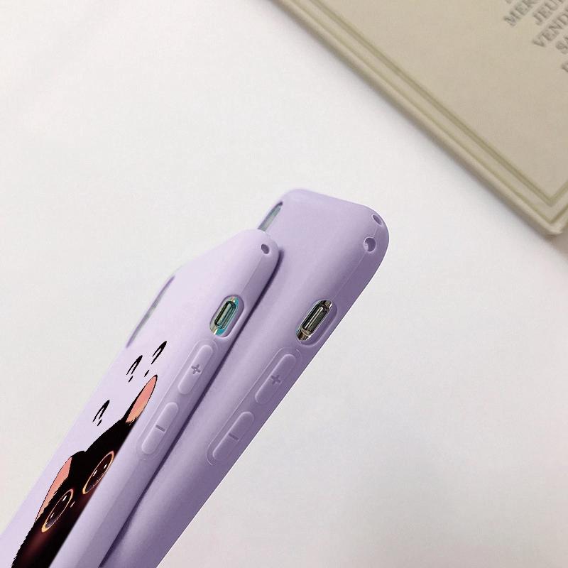 Cute Cat Soft Silicone Case For Samsung A55 M35 S24 Xiaomi Redmi Note 13 Pro 13C 14 Poco C65 iPhone 15 Huawei Honor 200 Realme Camera Shockproof Cover