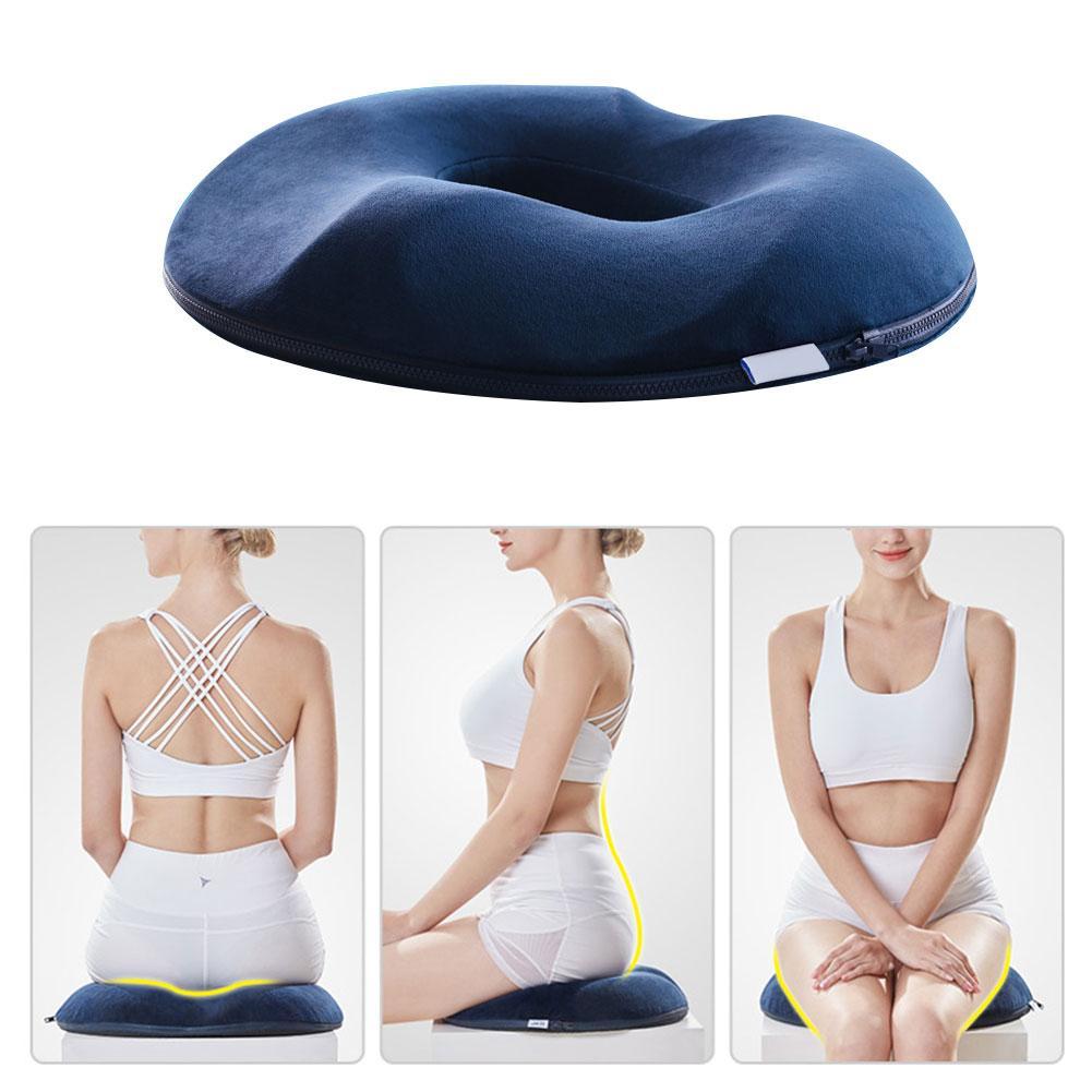 Donut Pillow Hemorrhoid Seat Cushion Tailbone Coccyx Orthopedic Medical Seat Prostate Chair Memory Foam  Lumbar Support Cushions