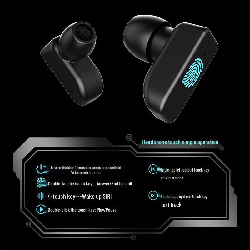 AGEFIT GT5Buds Smartwatch with Integrated Bluetooth Earbuds (CN version)